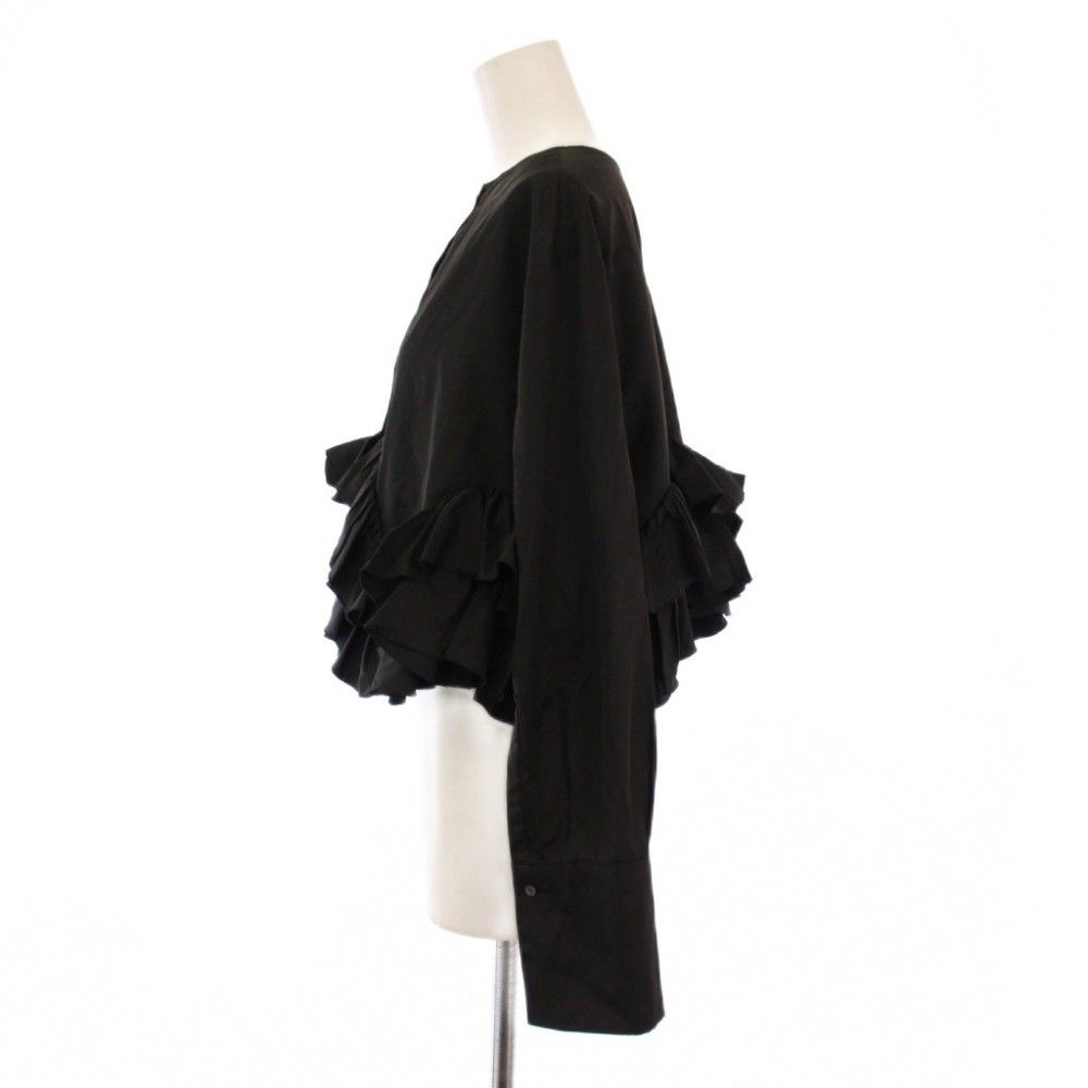 マリリンムーン Marilyn Moon 2wayスパイラルタフタブラウス シャツ