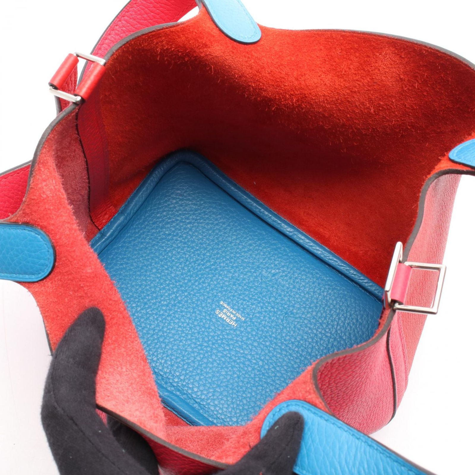 エルメス HERMES ハンドバッグ ピコタンロック カザックPM ルージュ