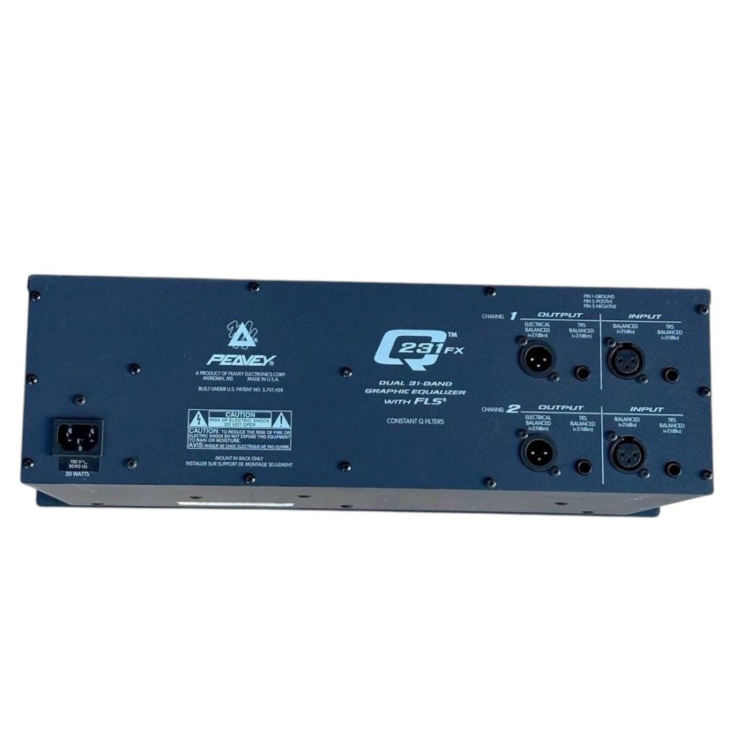 PEAVEY ピーヴィー Q231F グラフィックイコライザー グライコ PEAVEY ピーヴィー Q231F グラフィックイコライザー グライコ GRAPHIC
