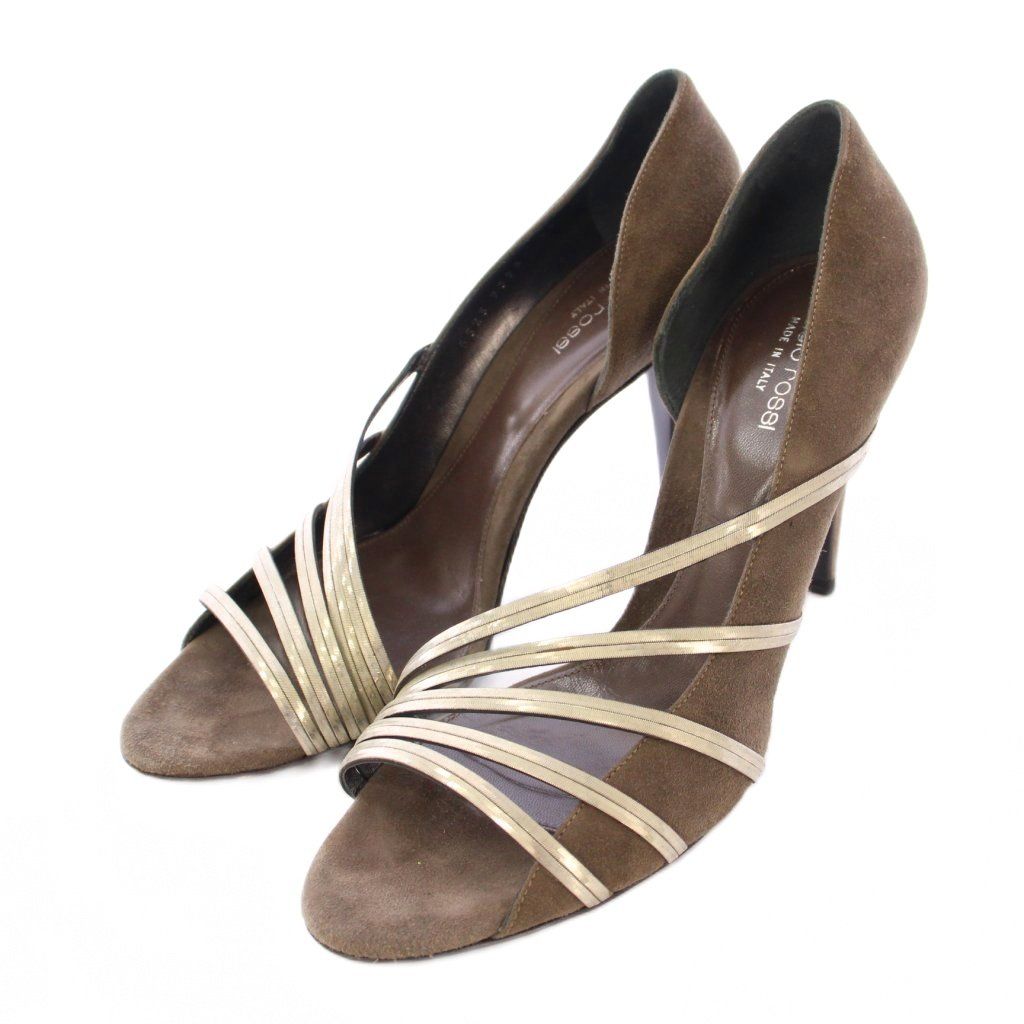 セルジオロッシ Sergio rossi パンプス ラウンドトゥ ハイヒール