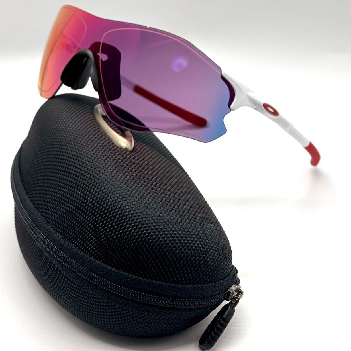 視界が走る軽快設計 OAKLEY オークリー サングラス EV ZERO PATH アジアフィット フレームレス ミラーレンズ プリズムレンズ OO 9313 04 白