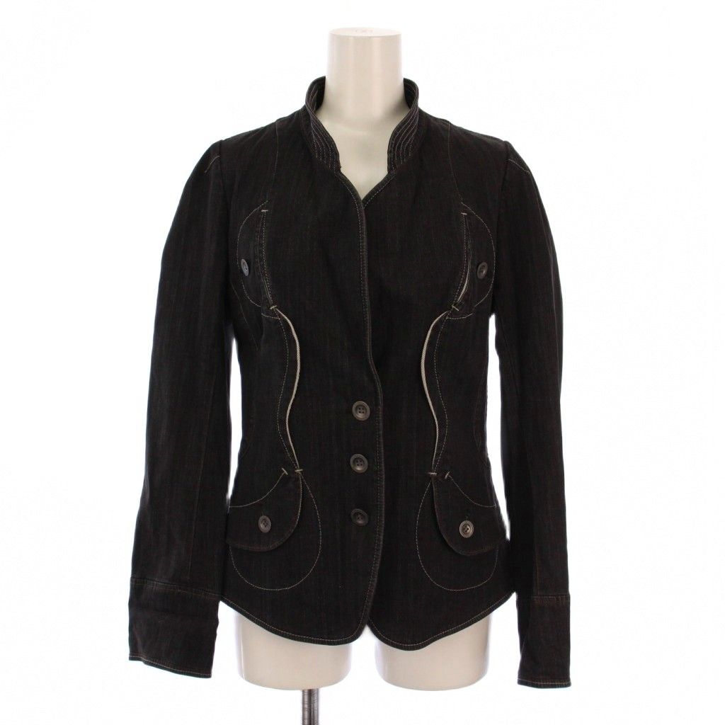 ヒロココシノ HIROKO KOSHINO デザインデニムジャケット Gジャン