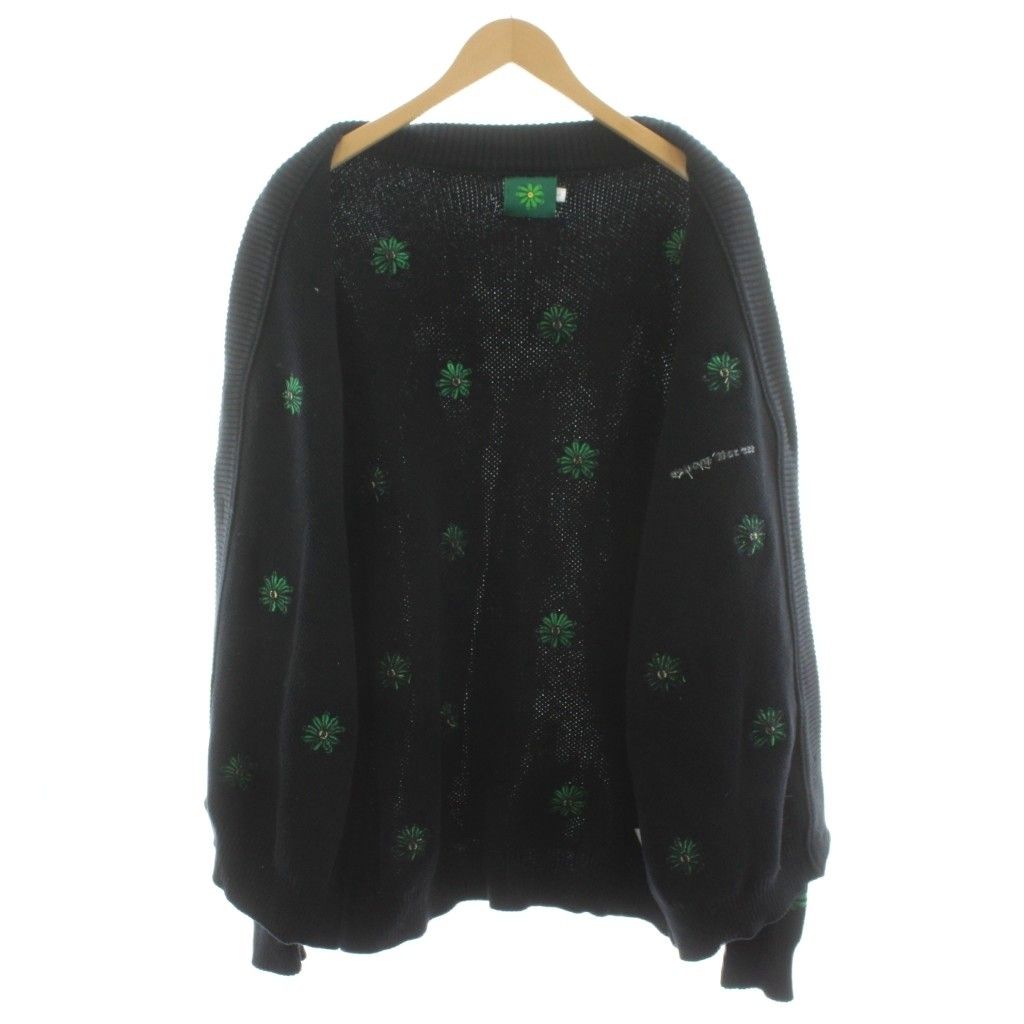 エスエスエス サッチ マウス sss satti mouse Flower LOGO cardigan