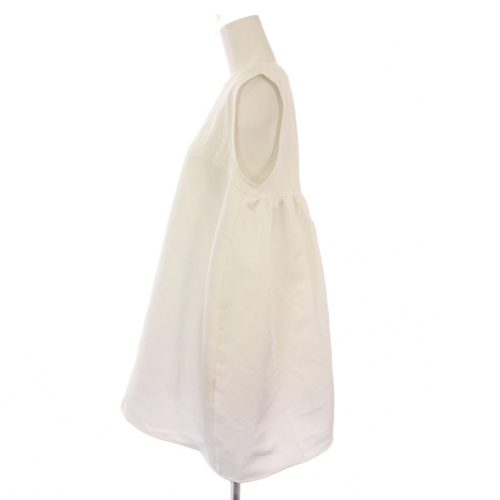 ヘイヴ Heve レディバグノースリーブトップス カットソー フ クルーネック ワン F 白 ホワイト BB