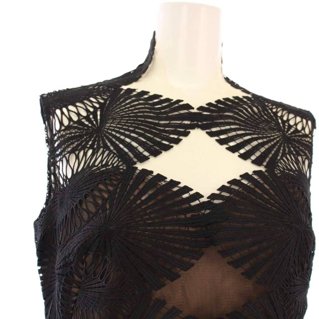 タダシショージ TADASHI SHOJI 23SS CALLA ミディドレス ノースリーブ