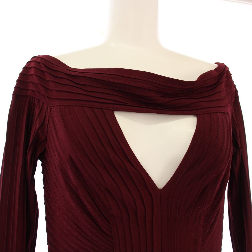 タダシショージ TADASHI SHOJI ロングドレス ワンピース 長袖 マキシ丈