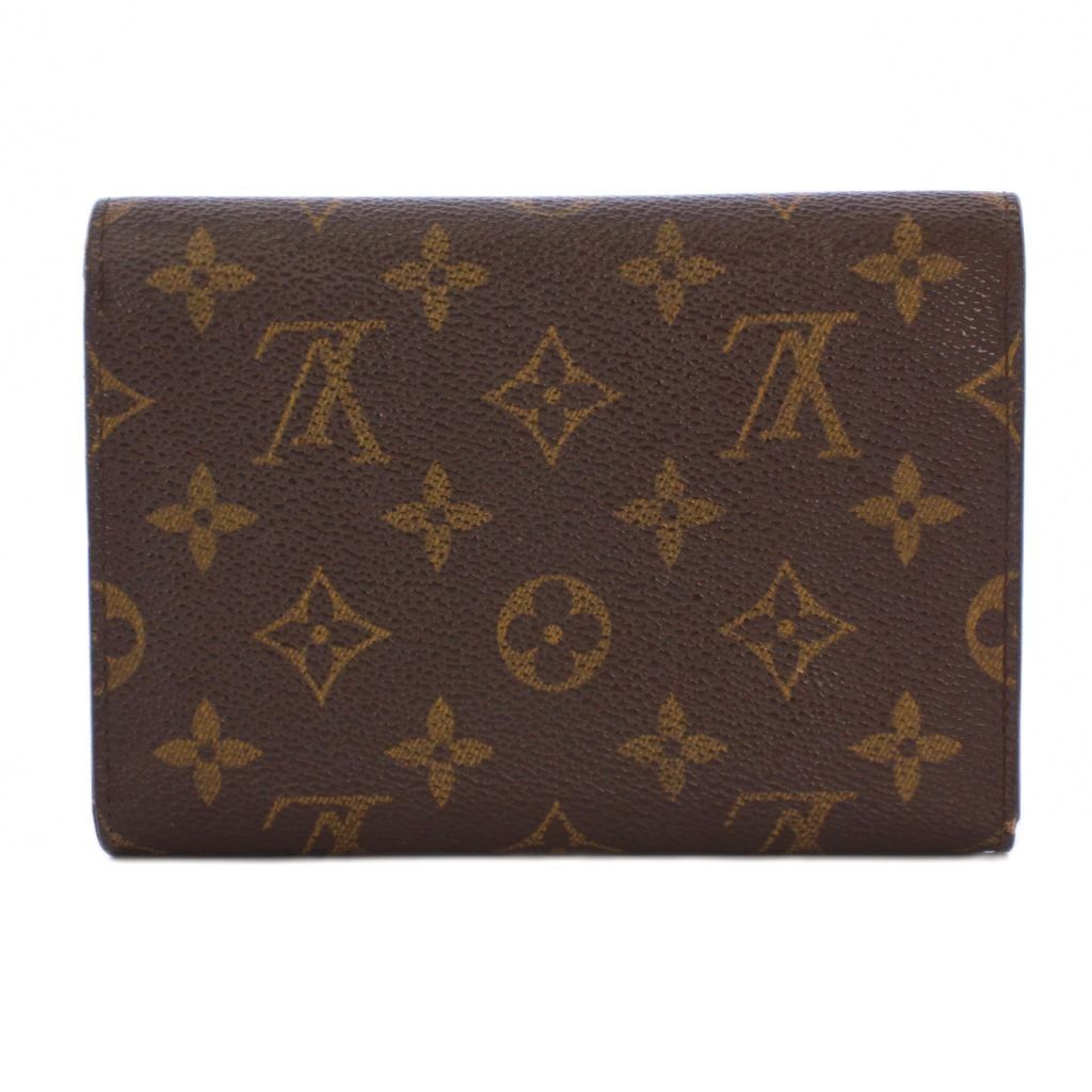 LOUIS VUITTON ヴィトン モノグラム エテュイパピエ 三つ折り財布 ルイ