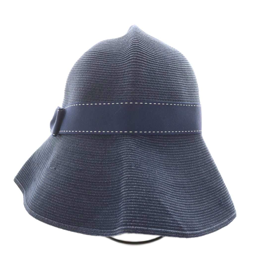 アシーナ ニューヨーク Athena New York 麦わら帽子 リボン 紺