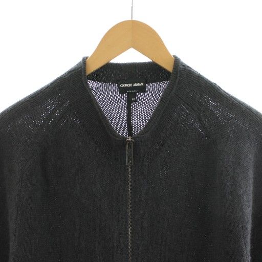 ジョルジオアルマーニ GIORGIO ARMANI ニットジャケット ジップアップ