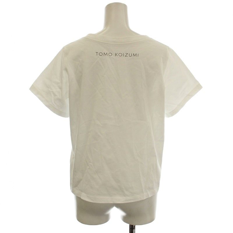 トモ コイズミ TOMO KOIZUMI ラッフルポケット Tシャツ チュール カットソー 半袖 M 白 ホワイト TK 002 G