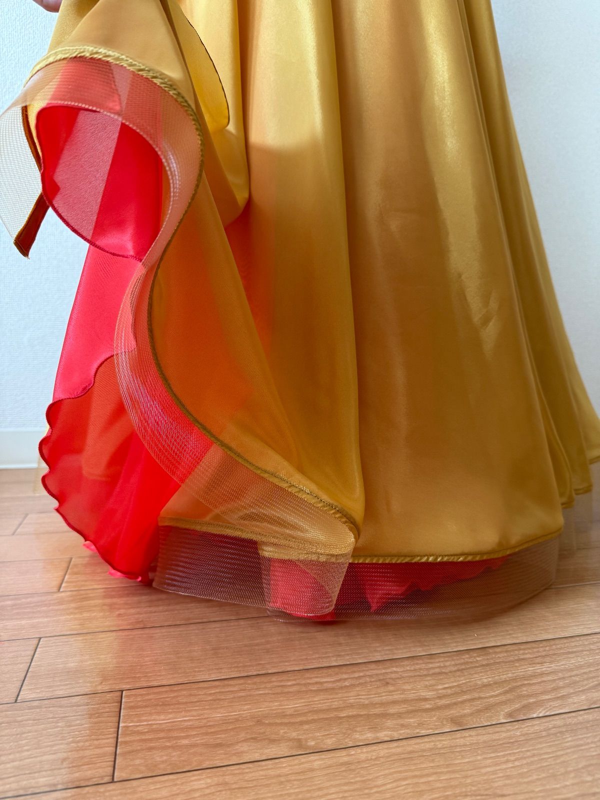 ベリーダンス スカート リバーシブル ホースヘア ダンススクール スカート 