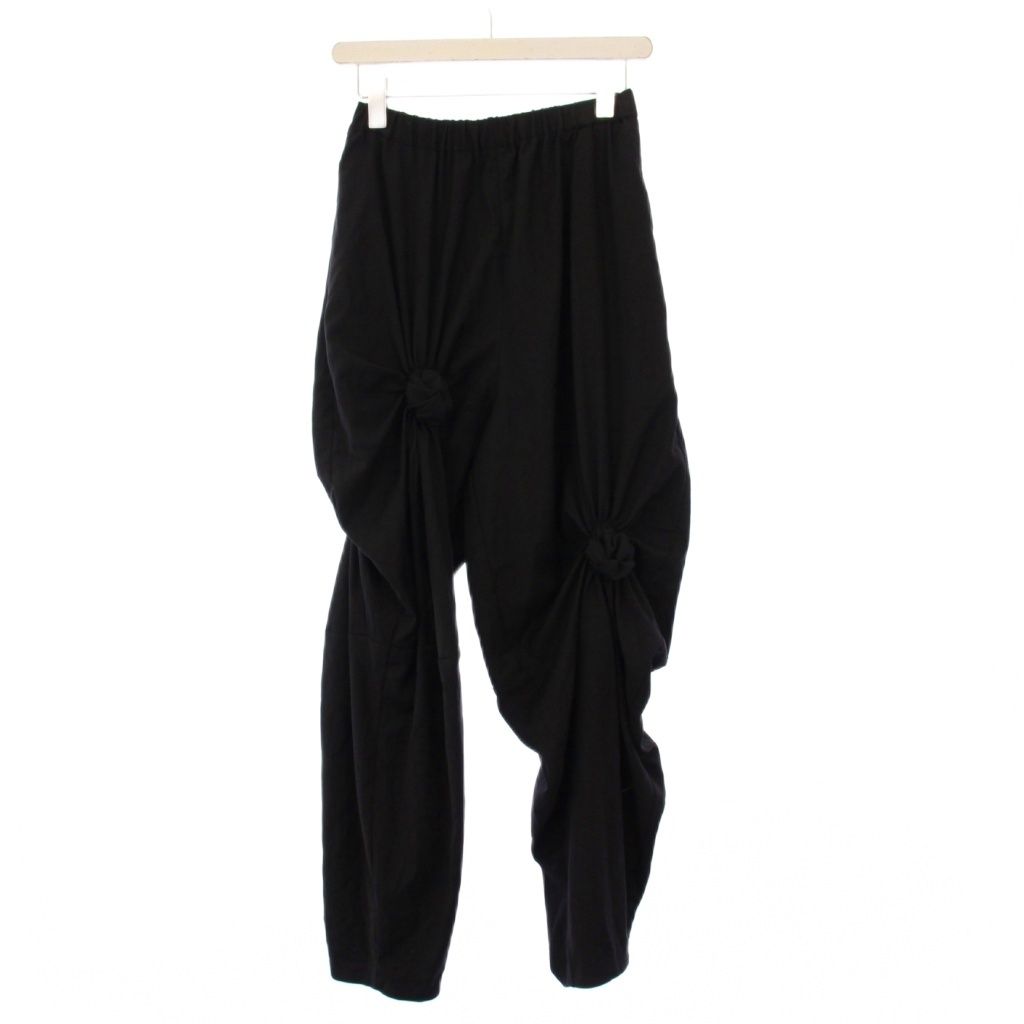 ナゴンスタンス nagonstans 24 AW ANGLE KNOT PANTS イージーパンツ 変形 M 黒 0890 KH