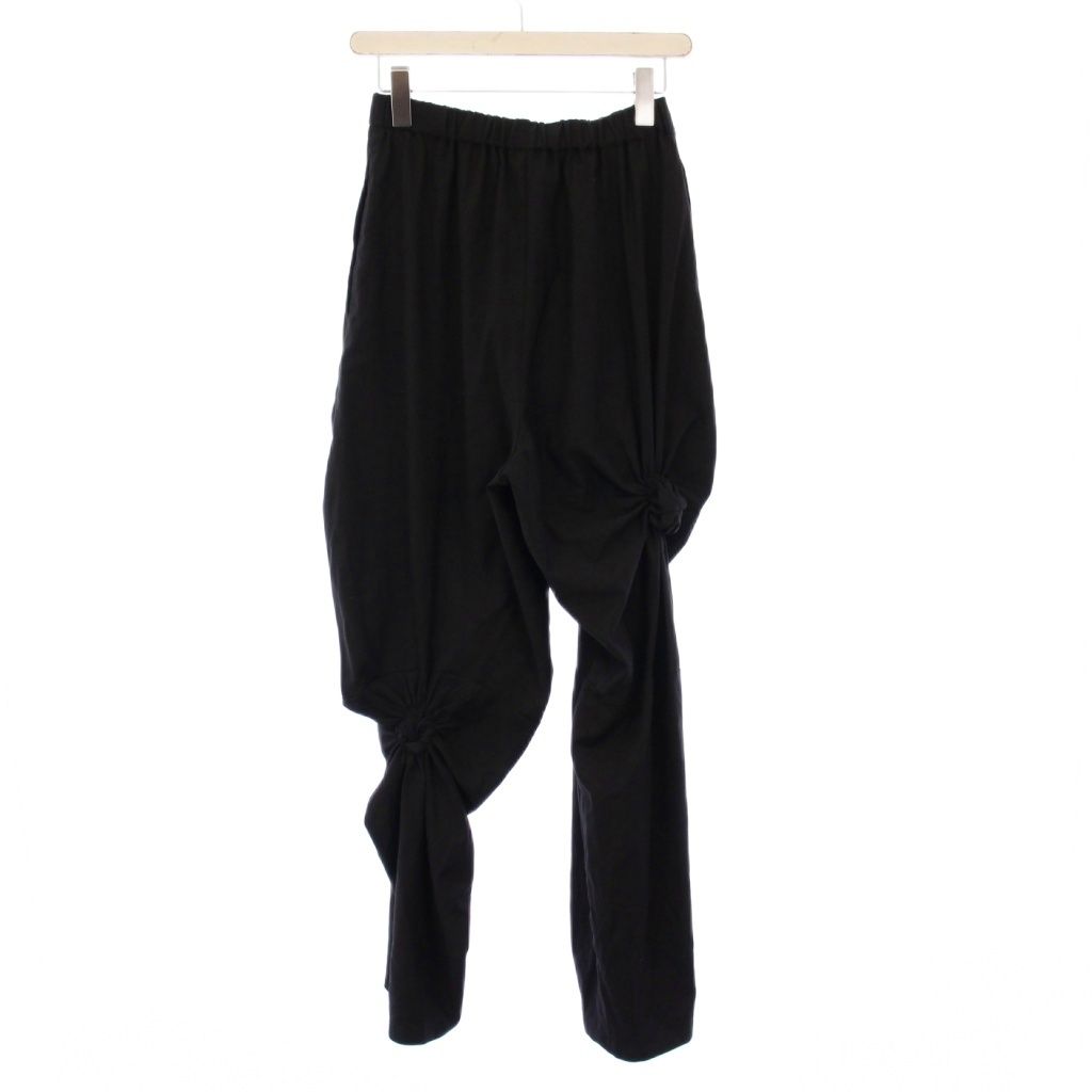 ナゴンスタンス nagonstans 24 AW ANGLE KNOT PANTS イージーパンツ 変形 M 黒 -0890 KH