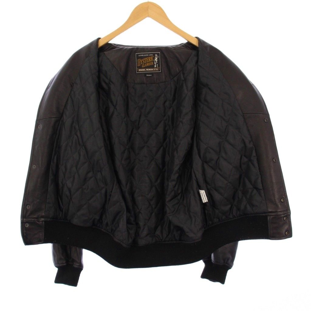 ヒステリックグラマー HYSTERIC GLAMOUR ロッカーズワッペン付 レザー