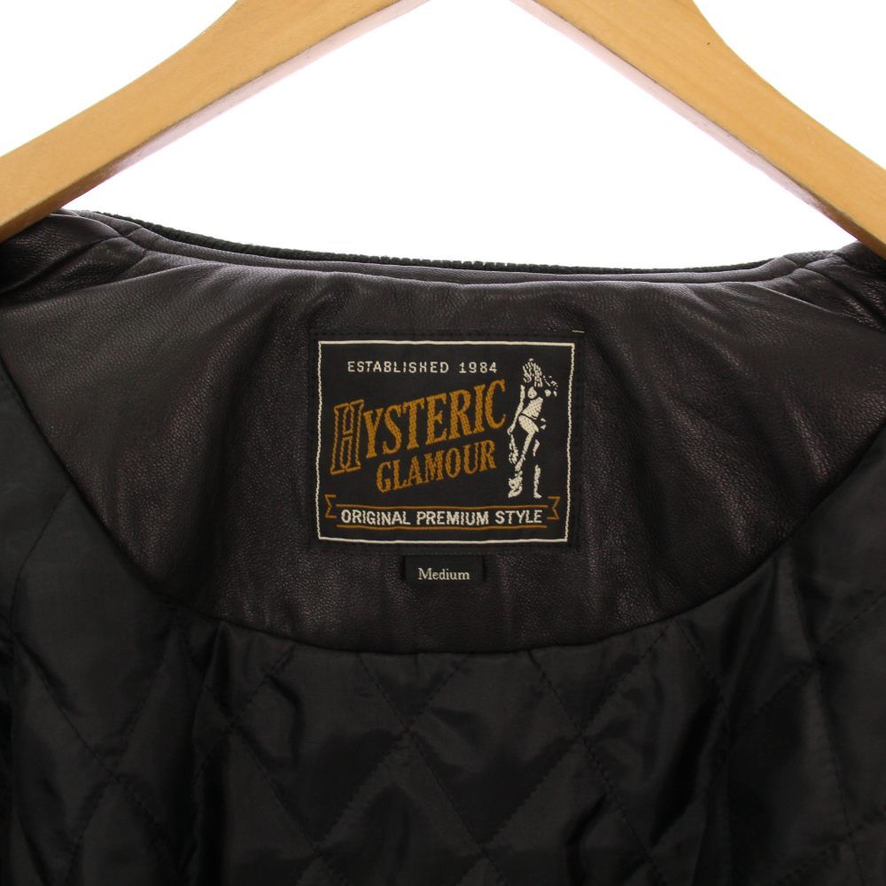 ヒステリックグラマー HYSTERIC GLAMOUR ロッカーズワッペン付 レザー