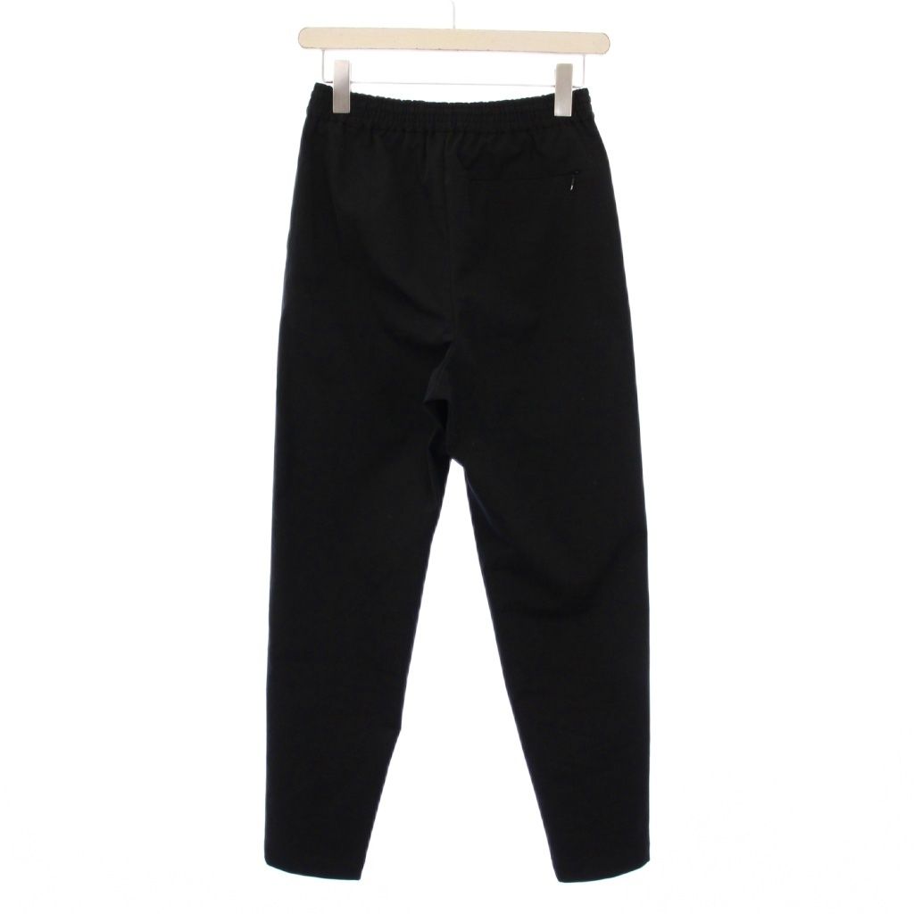 ハイク HYKE TASLAN TWILL TAPERED PANTS イージーテーパードパンツ 1 黒 241-13292 KH