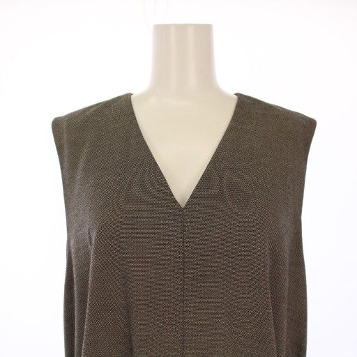 ウエストリボン付き グレー