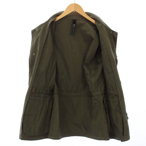 ダブルジェイケイ wjk ミリタリージャケット ジップアップ L カーキ