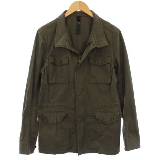 ダブルジェイケイ wjk ミリタリージャケット ジップアップ L カーキ