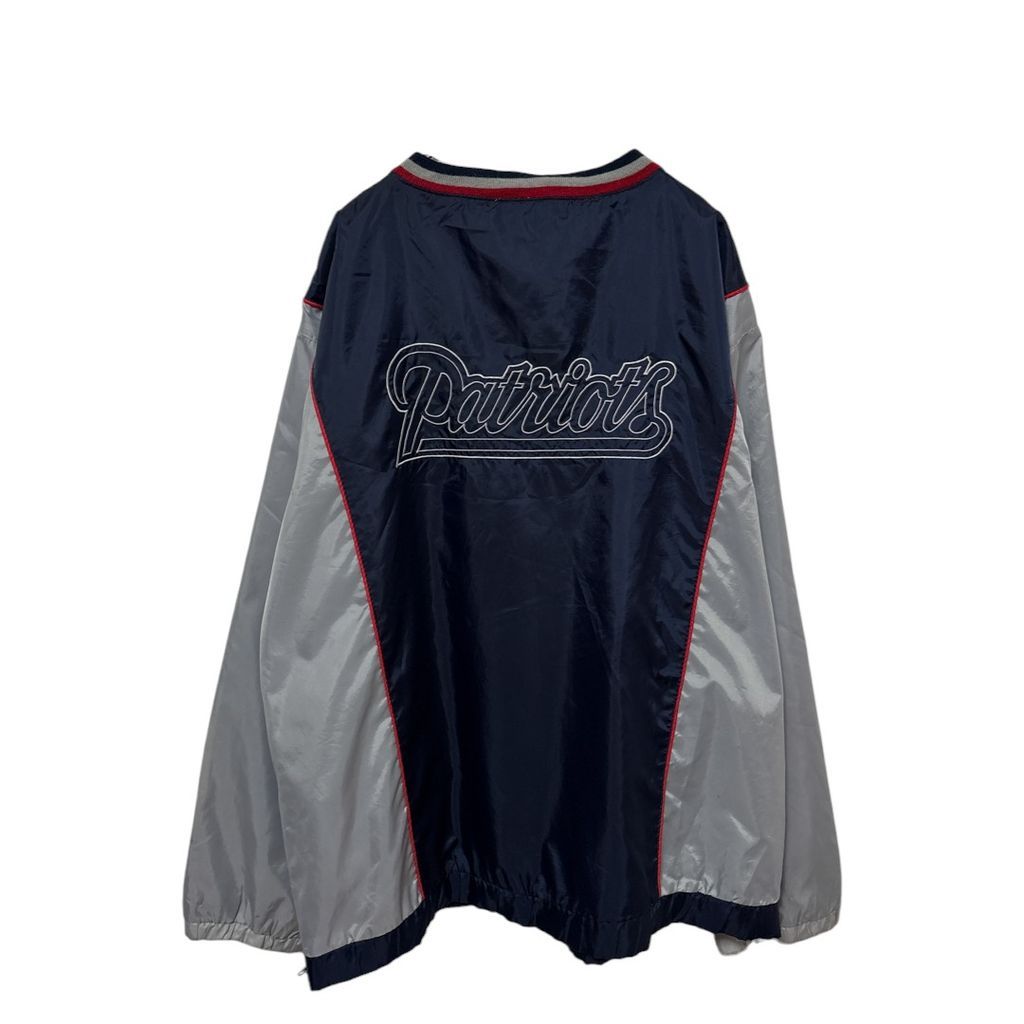 NFL】 ニューイングランド・ペイトリオッツ チームロゴ刺繡 Vネック