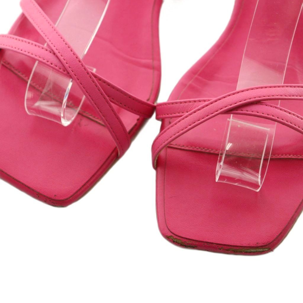 ピンク♡ストラップサンダル♡ ミュール　DIANA ダイアナ DIANA サンダル スクエアトゥ ストラップ 23.5cm ピンク /MI