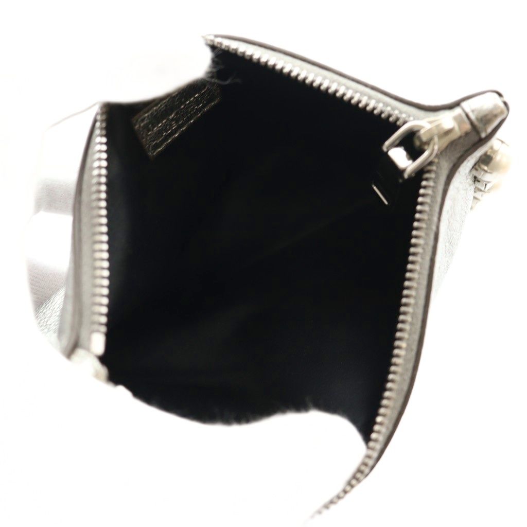 miumiu パールビジュー装飾フラットポーチ