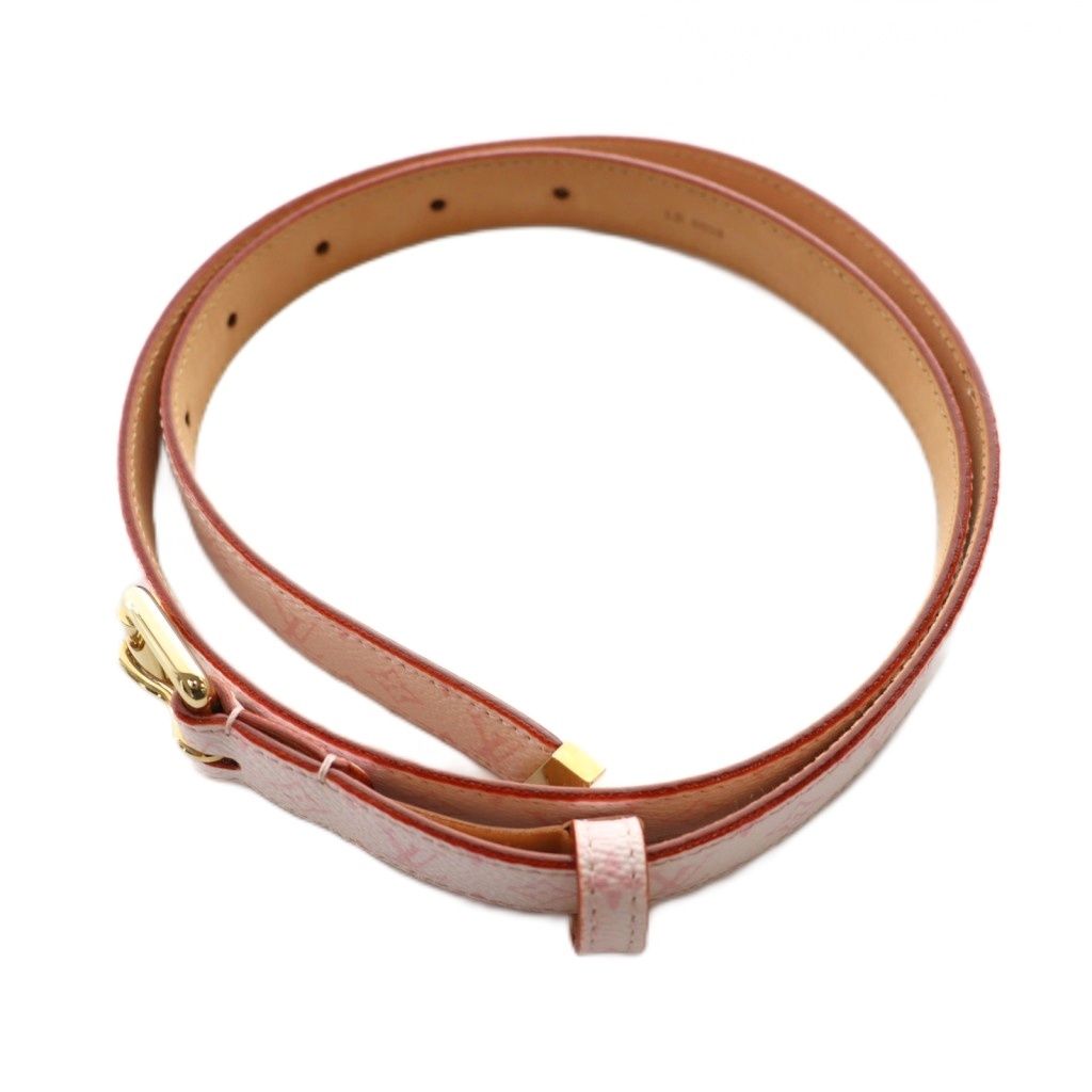 ルイヴィトン LOUIS VUITTON モノグラム チェリーブロッサム サンチュール ベルト 80|32 ピンク M 9273 Y |SS OS