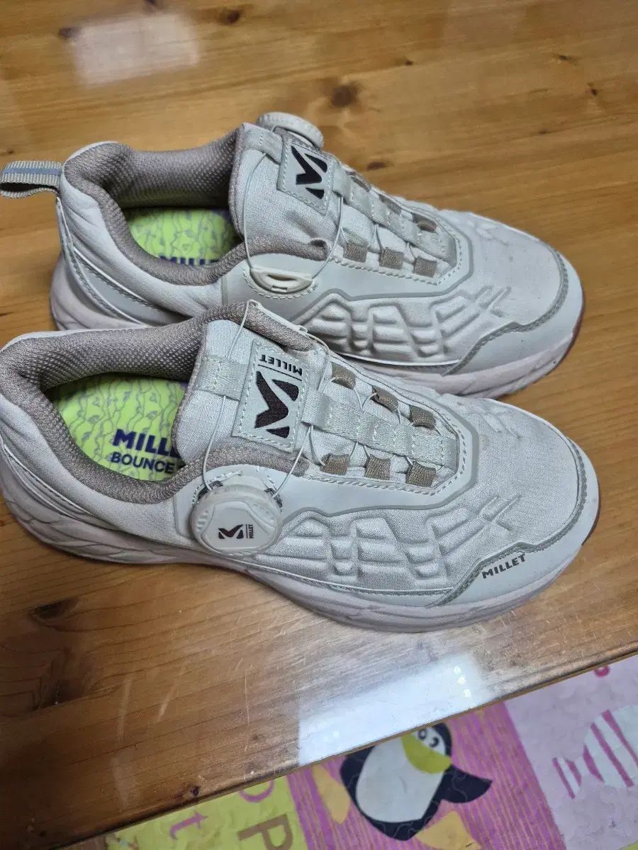 ミレー ダイアル スニーカー アイボリー レディース 230