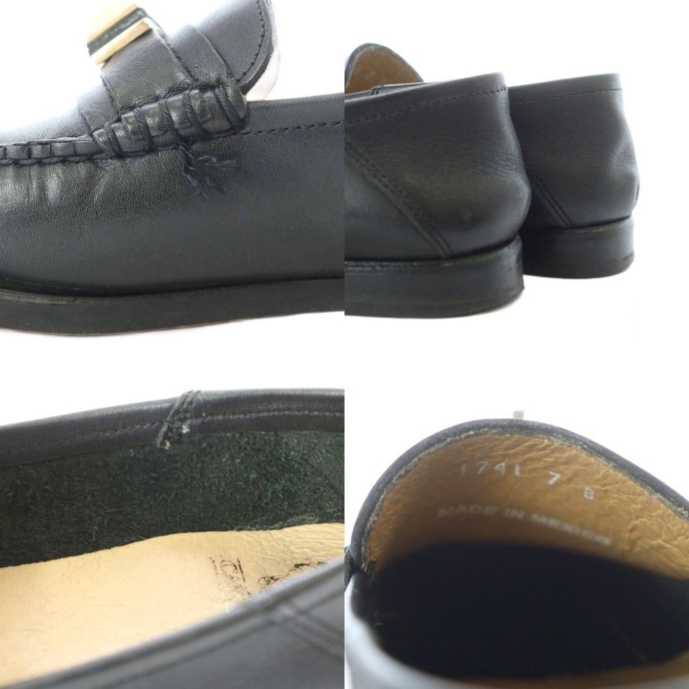 カミナンド caminando ターンロック ローファー レザー 黒 ブラック