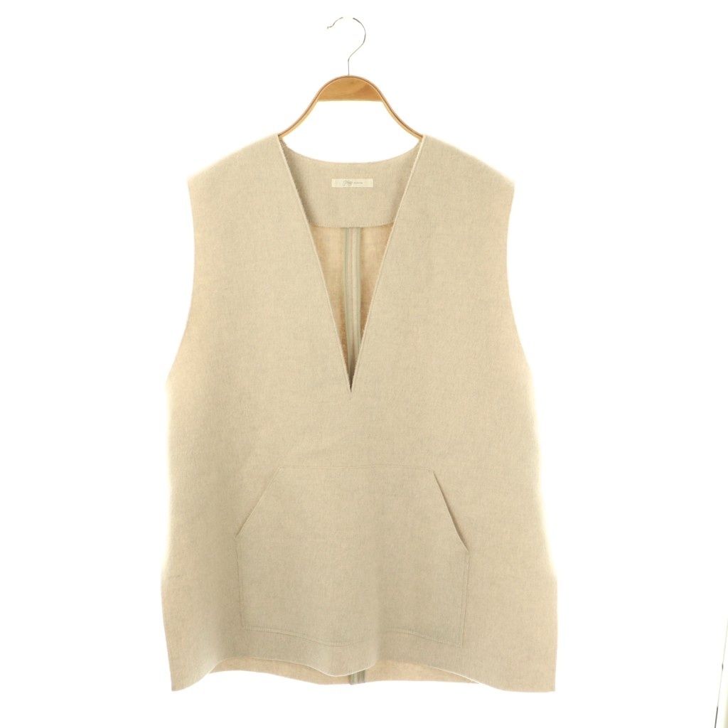 プラージュ Plage WO オーバーベスト プルオーバー グレージュ /ES