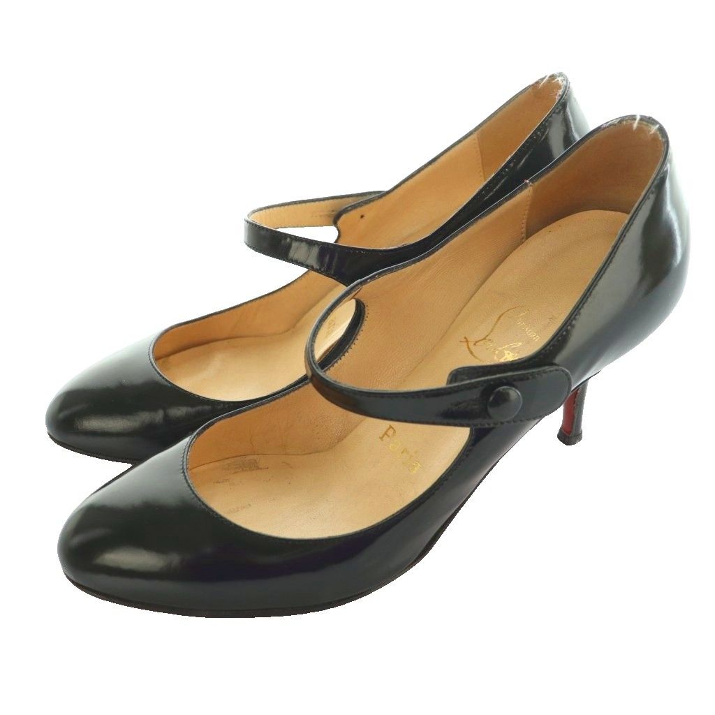 クリスチャンルブタン Christian louboutin メリージェーンパンプス 38