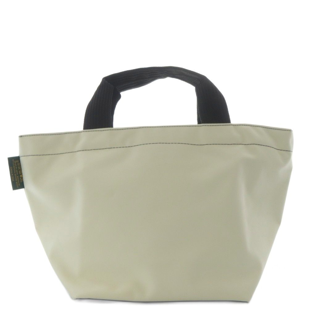 エルベシャプリエ Herve Chapelier 1027 N ナイロン舟型トートM ハンドバッグ アイボリー×ノワール YO 18