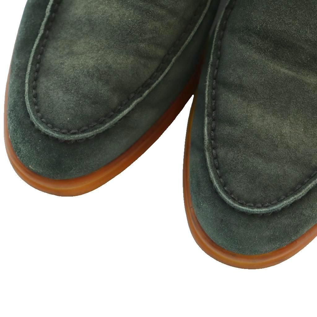  ロロピアーナ Loro Piana OPEN WALK スリッポン スエード 36 23.0 cm ブルーグレー J 39898 MI OS その他 靴