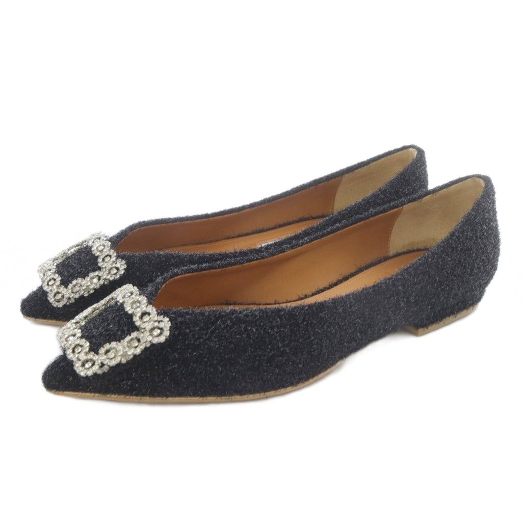 ピッピシック PIPPICHIC ANNA Vカットビジューパンプス ポインテッド