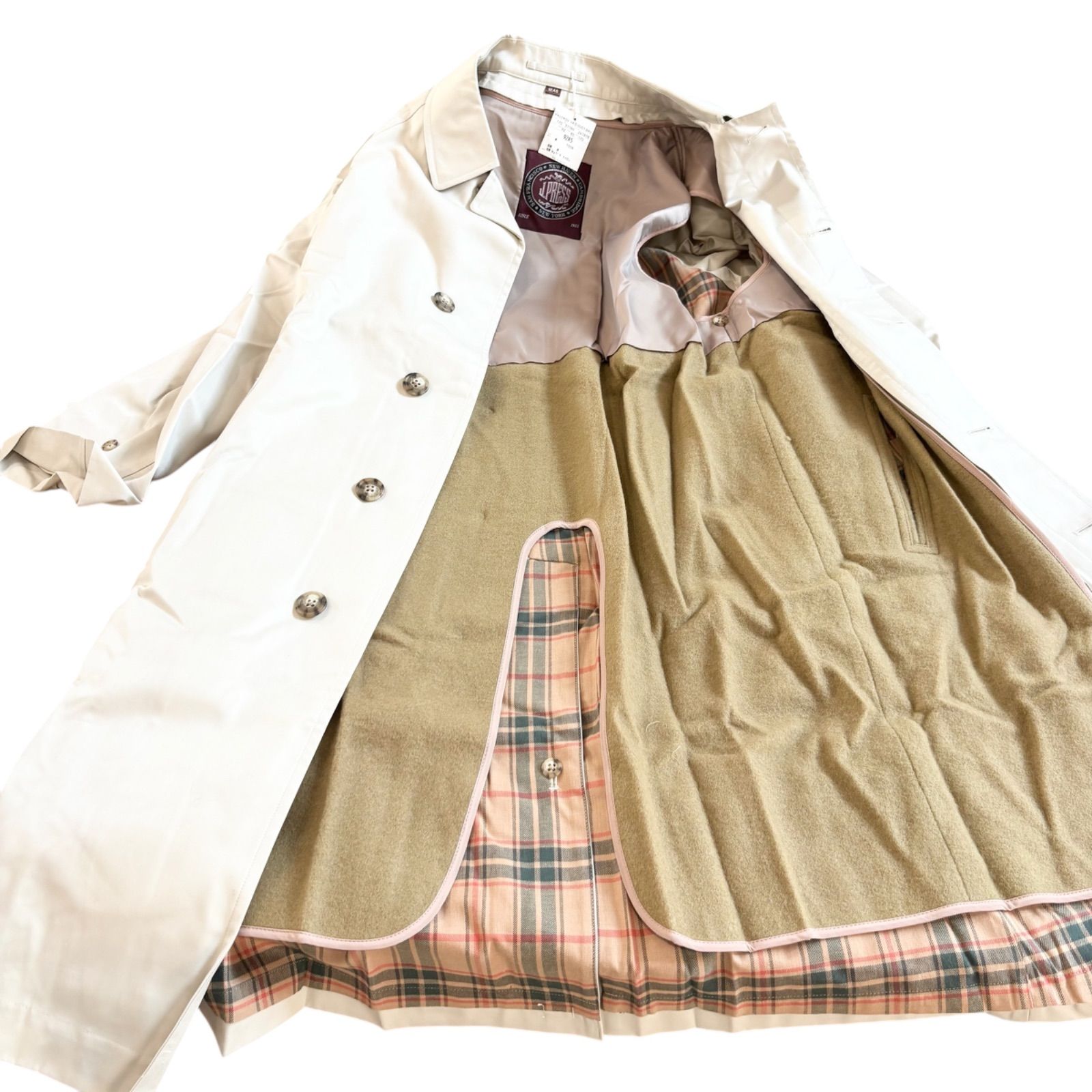 ZM1684【タグ付き美品】J.PRESS ジェイプレス ライナー付き ステン