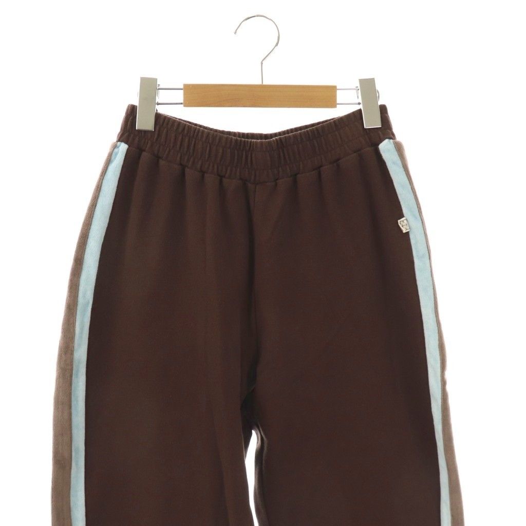  アラミンタ ジェームス JAMES 25 AW CLOE KNIT PT パンツ イージー スウェット S ブラウン ライトブルー CX OS その他 パンツ