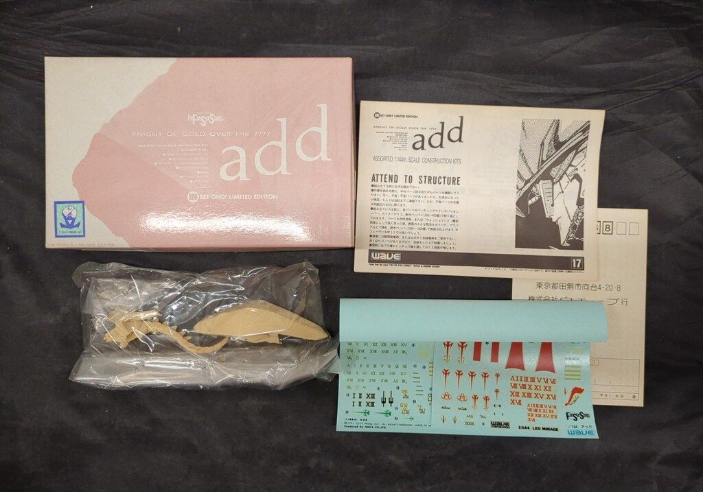 ウェーブ wave 1 144スケールレジンキャストキット add ナイト オブ ゴールド OVER THE 7777 17