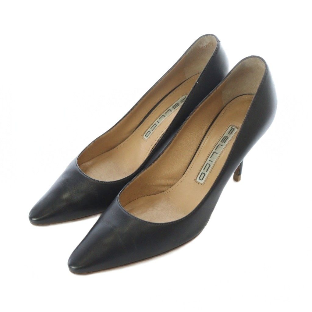ペリーコ PELLICO NEBI 80 SC ポインテッドトゥパンプス レザー