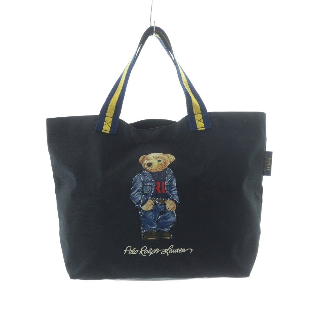 ポロ ラルフローレン POLO RALPH LAUREN ポロベア トートバッグ 黒