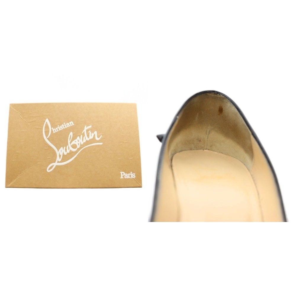  クリスチャンルブタン Christian louboutin フォリーズ スパイクス FOLLIES SPIKES スタッズパンプス 36 黒 ブラック SS OS ハイヒール パンプス パンプス