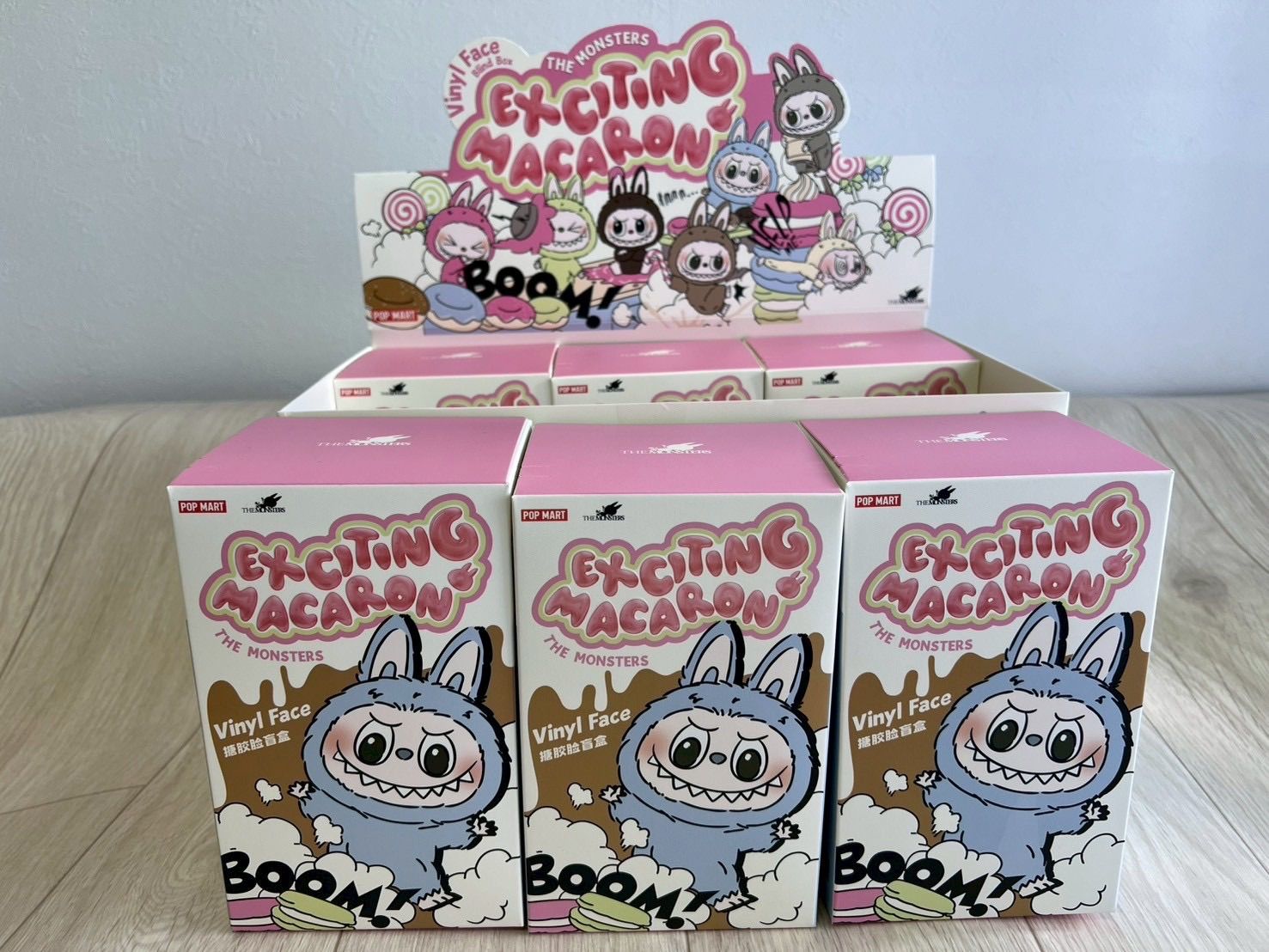 POP MART THE MACARON VINYL FACE フィギュア 3ピース ラブブ マカロン