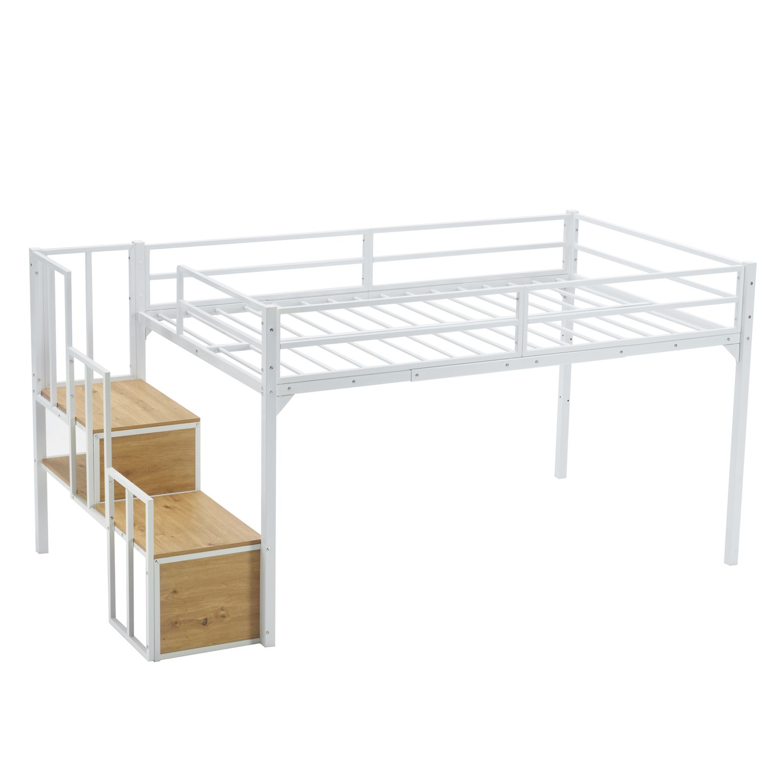 数量限定セール」 【SDセミダブル】 ロフトベッド-120cm パイプベッド