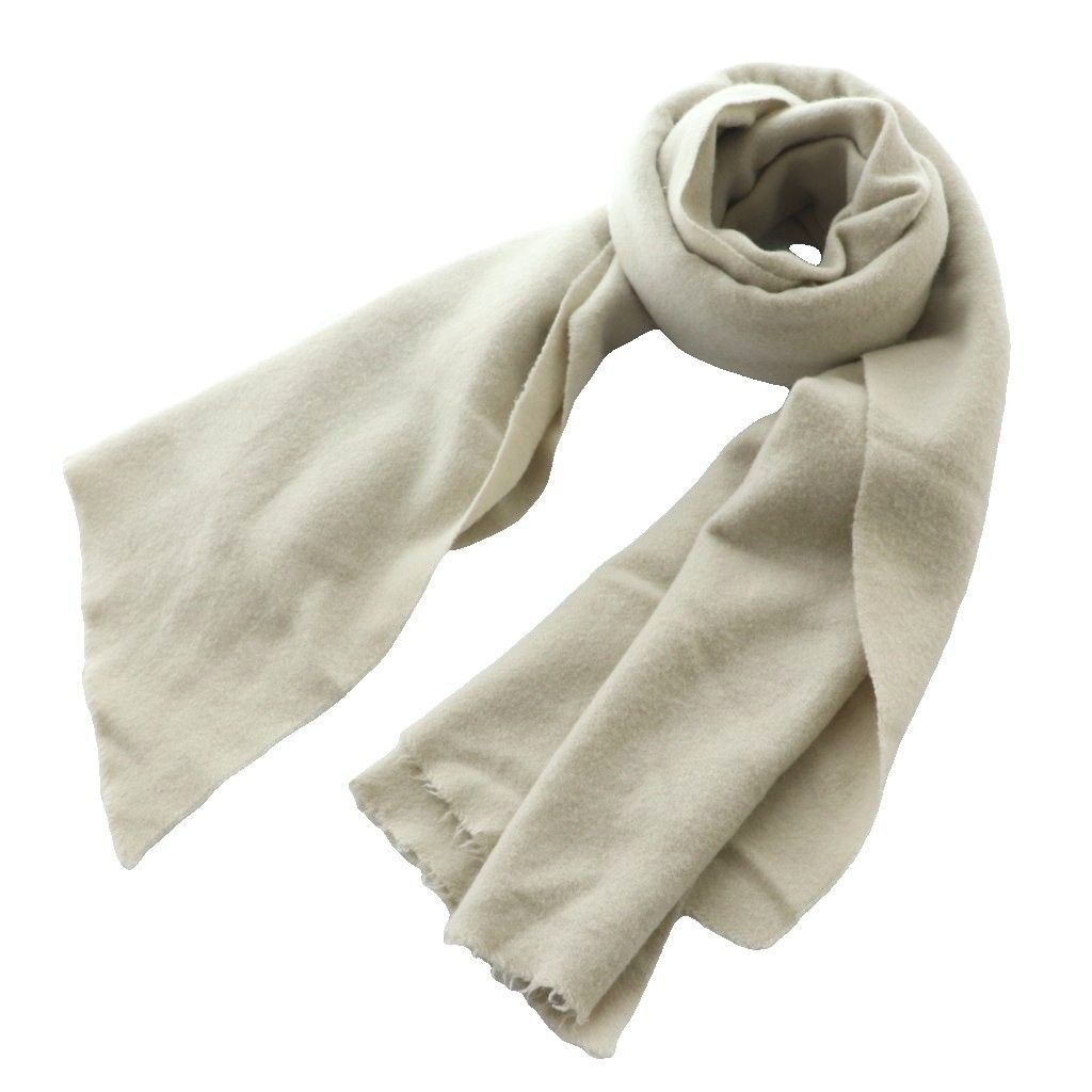 エヴァムエヴァ evam eva ストール マフラー カシミヤ オフホワイト