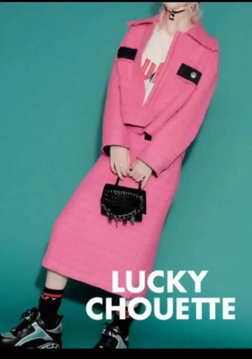 LUCKY ラッキーシュエトゥ ツイードセットアップ 36