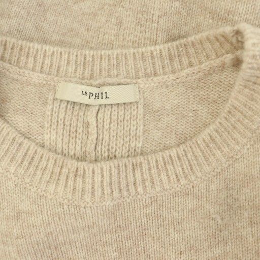 ル フィル LE PHIL ウールカシミヤ ニット ベスト バックロング F