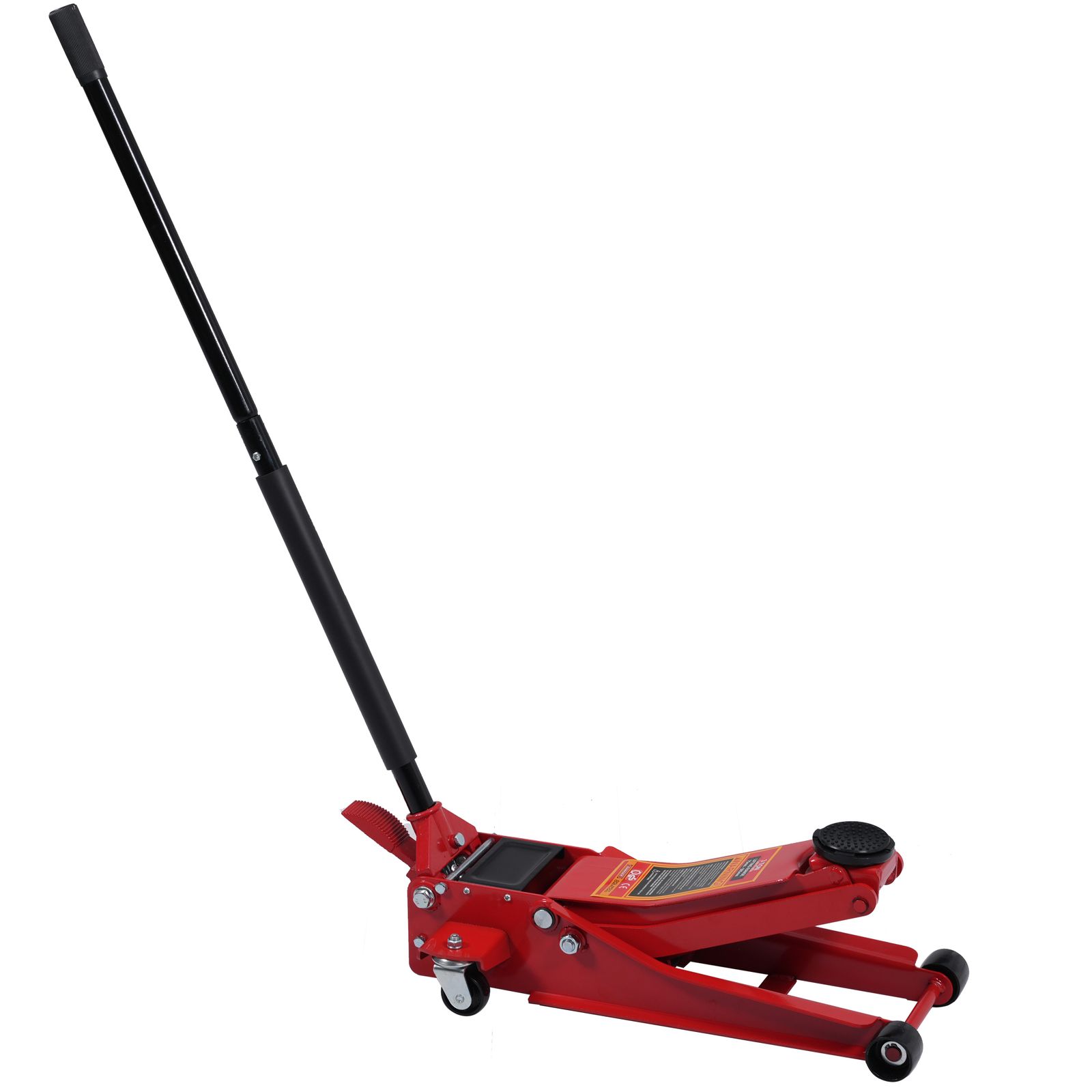 ガレージジャッキ 油圧式ジャッキ 手動式 足踏み式 ハンドリフター 3トン対応 車用 タイヤ交換 修理 整備 メンテナンス 点検 工具 車両整備用 ブラック