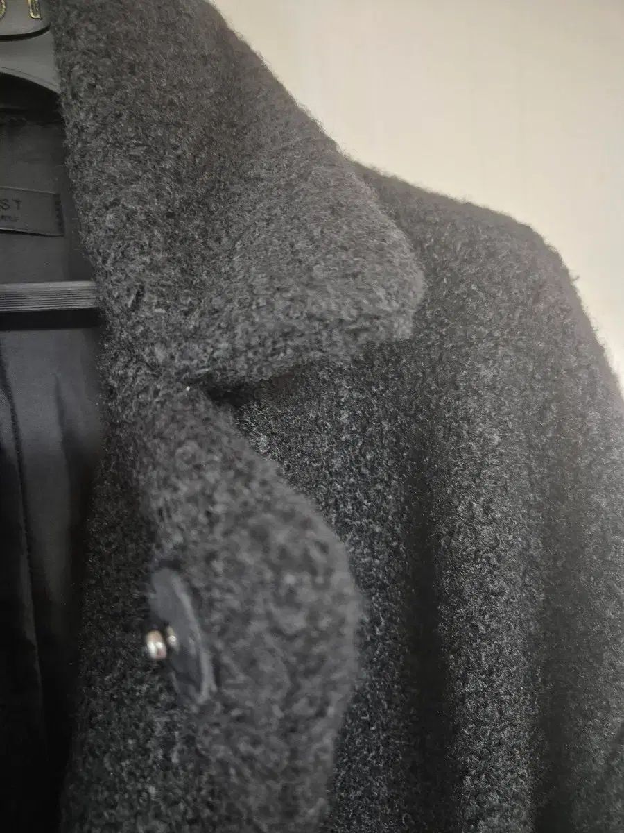 良い ブークレブラックロングコート tageechita】ミックスカラー