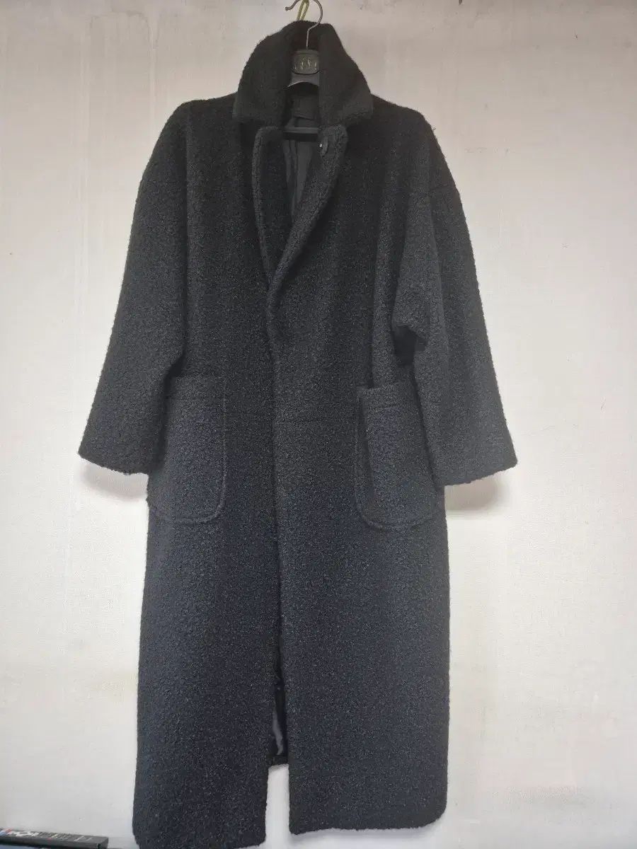 良い ブークレブラックロングコート tageechita】ミックスカラー