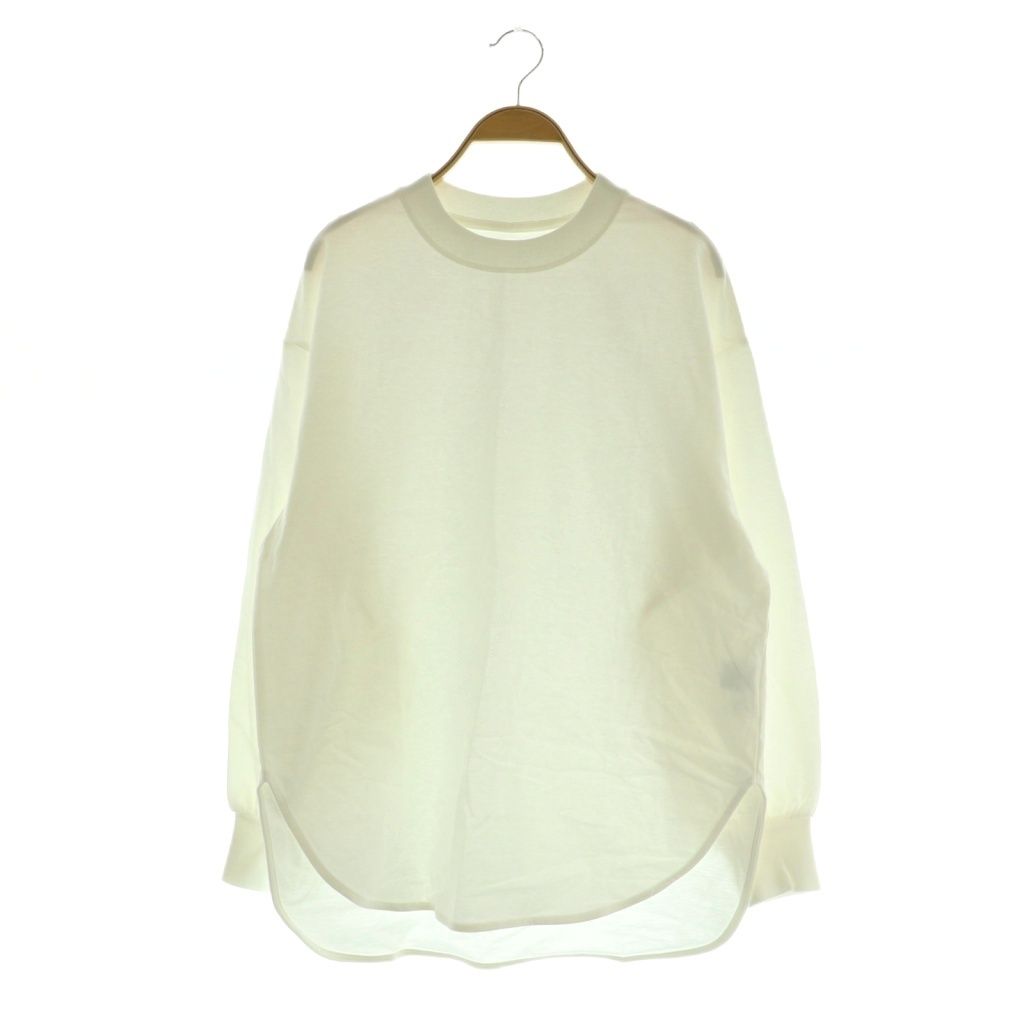 マチャット MACHATT ラウンドヘムロングTシャツ カットソー ロンT 長袖