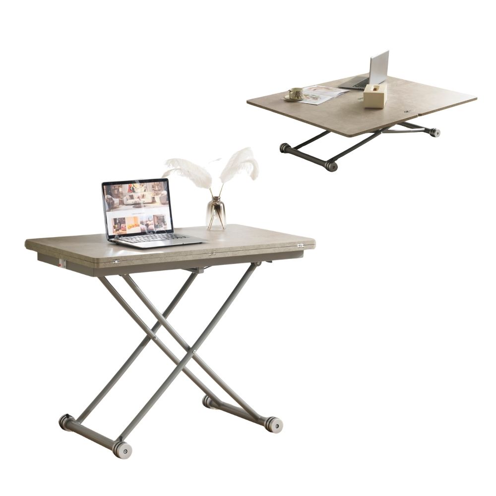 数量 昇降テーブル ガス圧昇降式 天板拡張 作業用デスク ダイニングテーブル ローテーブル センターテーブル リビングテーブル コンパクト 多用途 収納便利